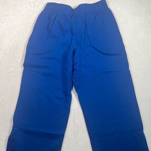 New Balance Fleece Training casual warm Sweatpants Royal Blue NWT Men Large - Picture 7 of 8